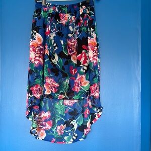 Floral High-Low Skirt -Forever 21 size small